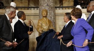 Pres.Obama at Rosa Parks Dedication